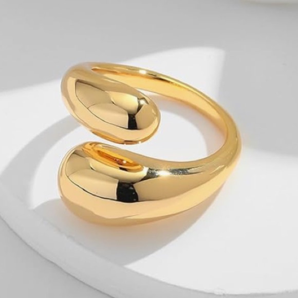 House of Harlow 1960 Jewelry - House Of Harlow 1960 14K Gold Plated Chunky Ring